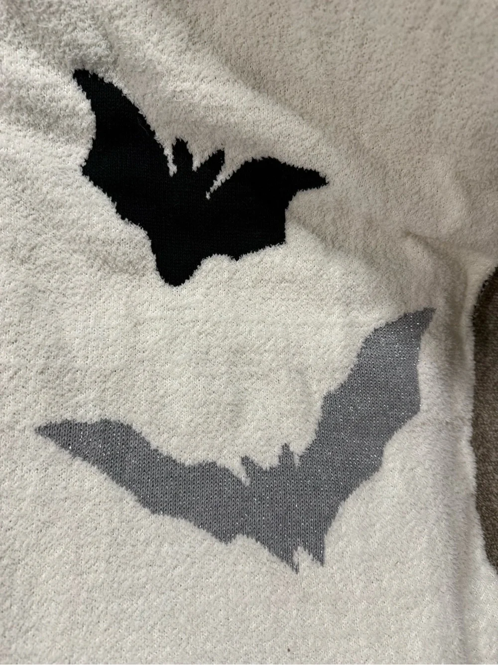 Spooky Night Bat Throw Blanket